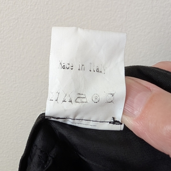 Societe Anonyme Linen Wool Blend Black Trouser Pants Italian 42 US Small - Picture 11 of 17